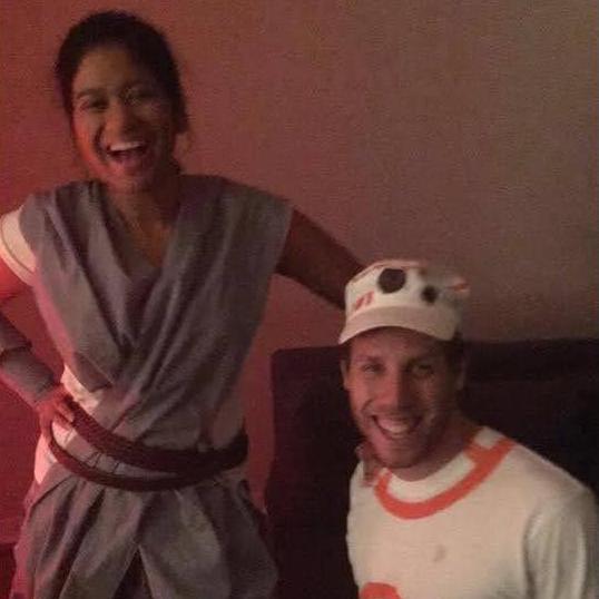 Rey and BB-8 for Halloween 2016!