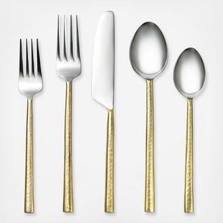 Priya Hammered 20-Piece Flatware Set, Service for 4