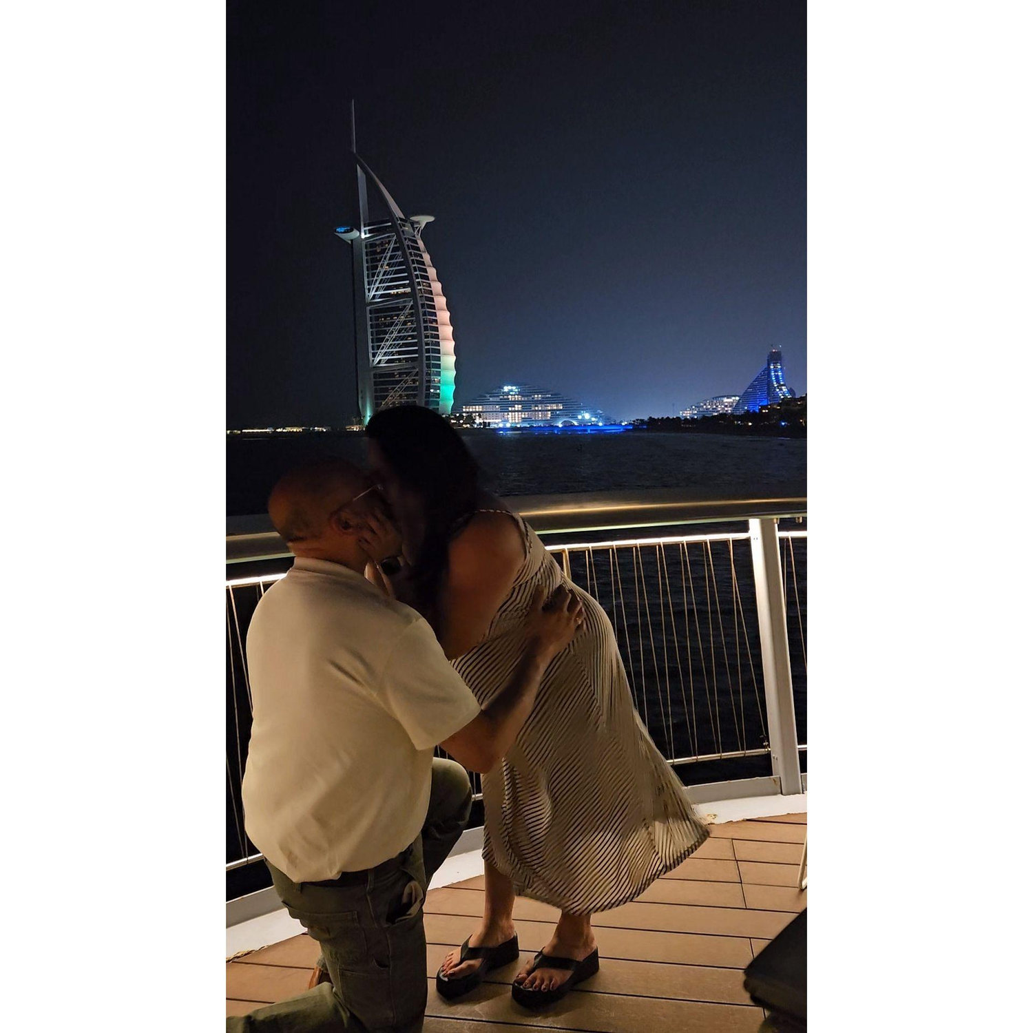 She said yes!