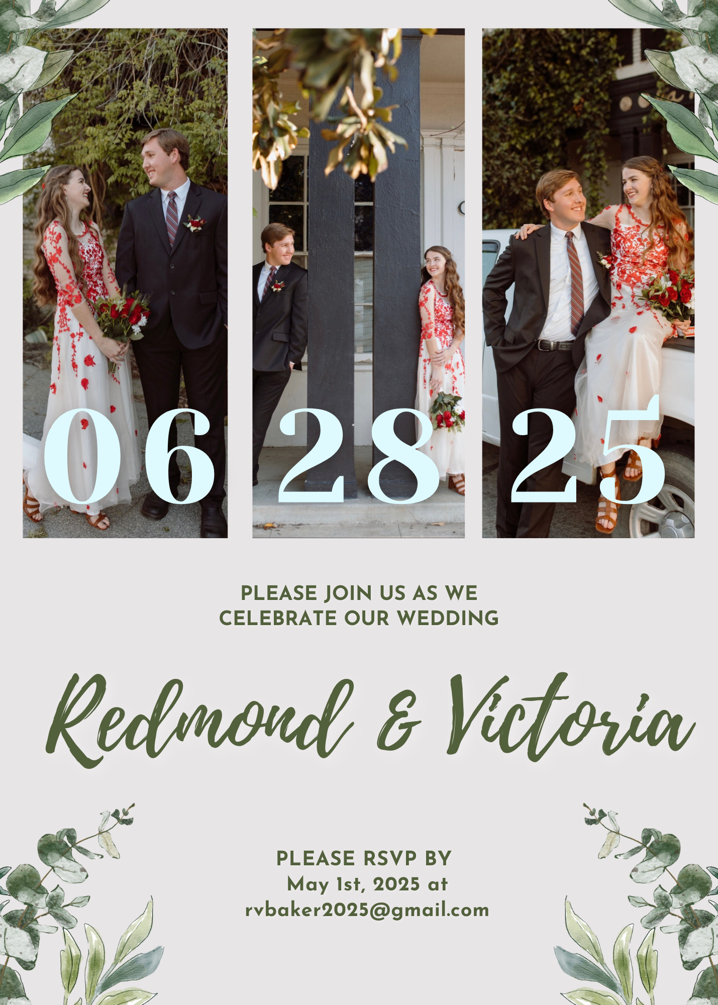 The Wedding Website of Redmond Baker and Victoria Geyer