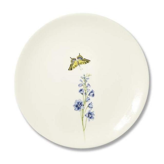 Bloom Delphinium Plate