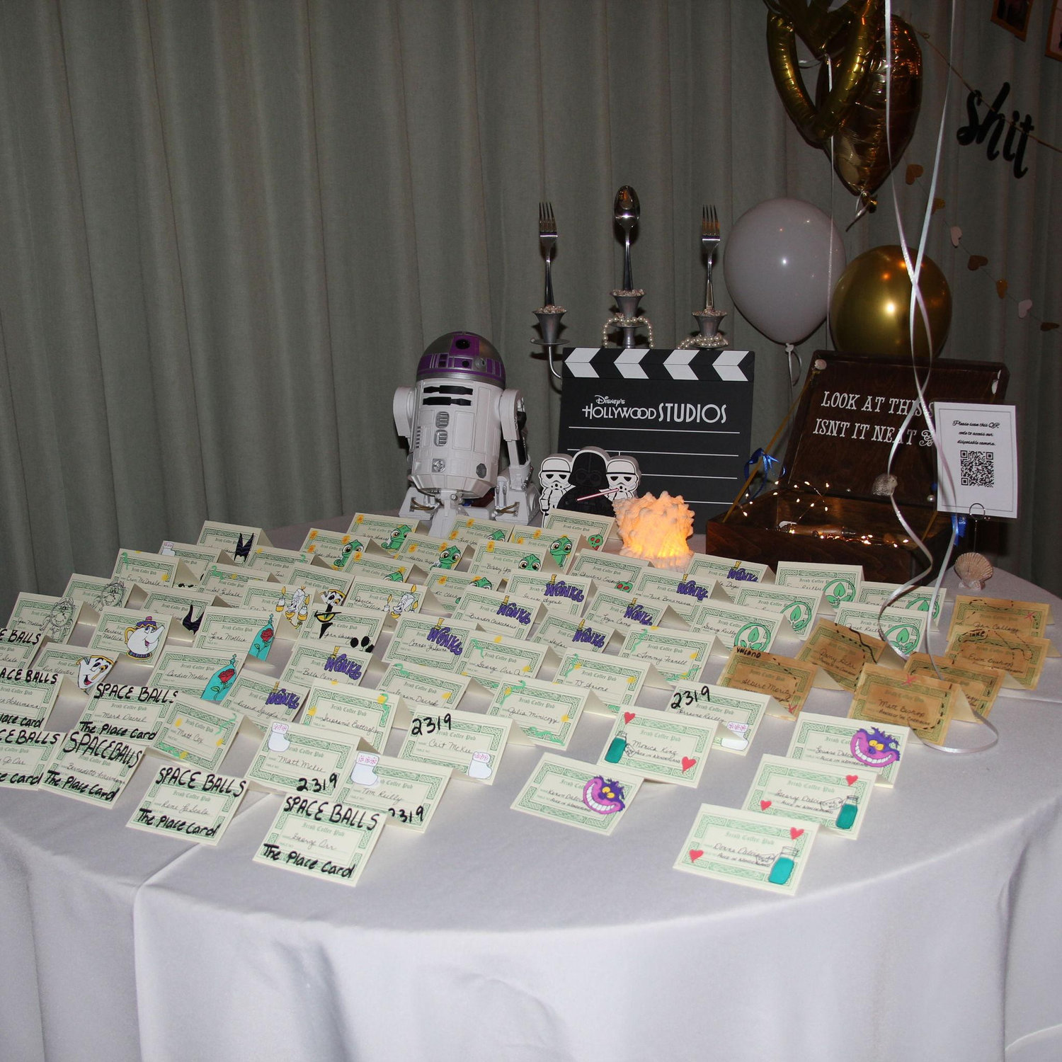 Themed Place cards