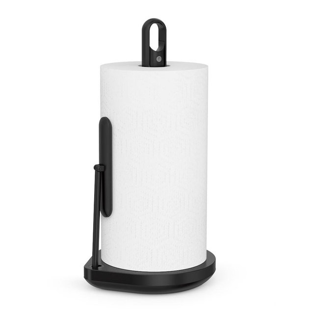simplehuman Paper Towel Holder with Pump, Matte Black