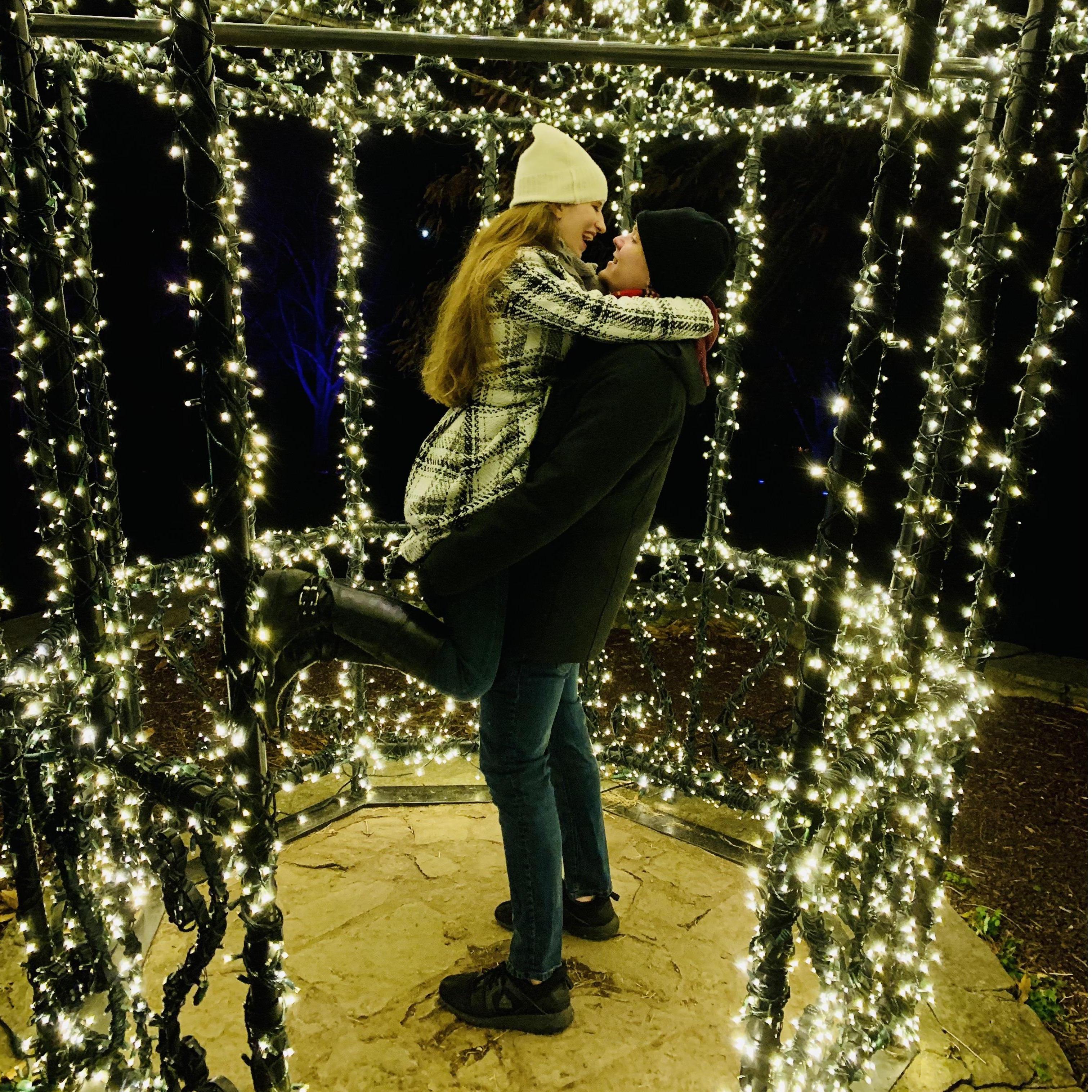 Christmas Eve 2020 at the beautiful Cheekwood Lights