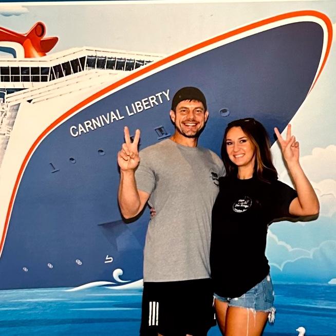 Getting on the ship to Bimini!