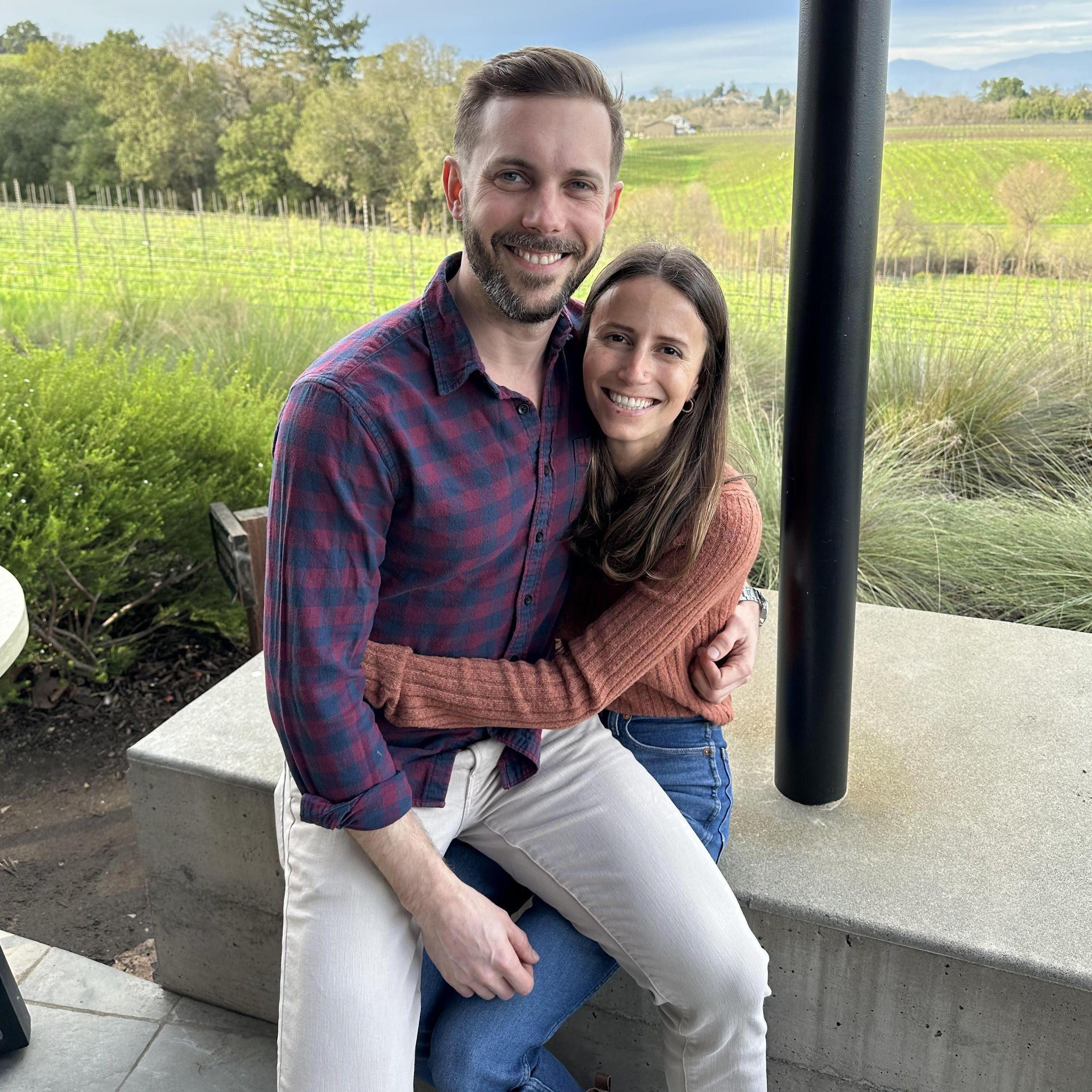 We learned the difference between a red and a white in Healdsburg