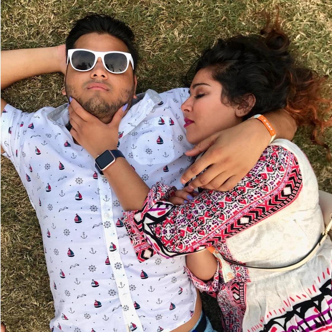 Falling asleep at a festival