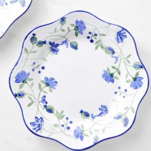 AERIN Garden Bouquet Salad Plates (Blue)