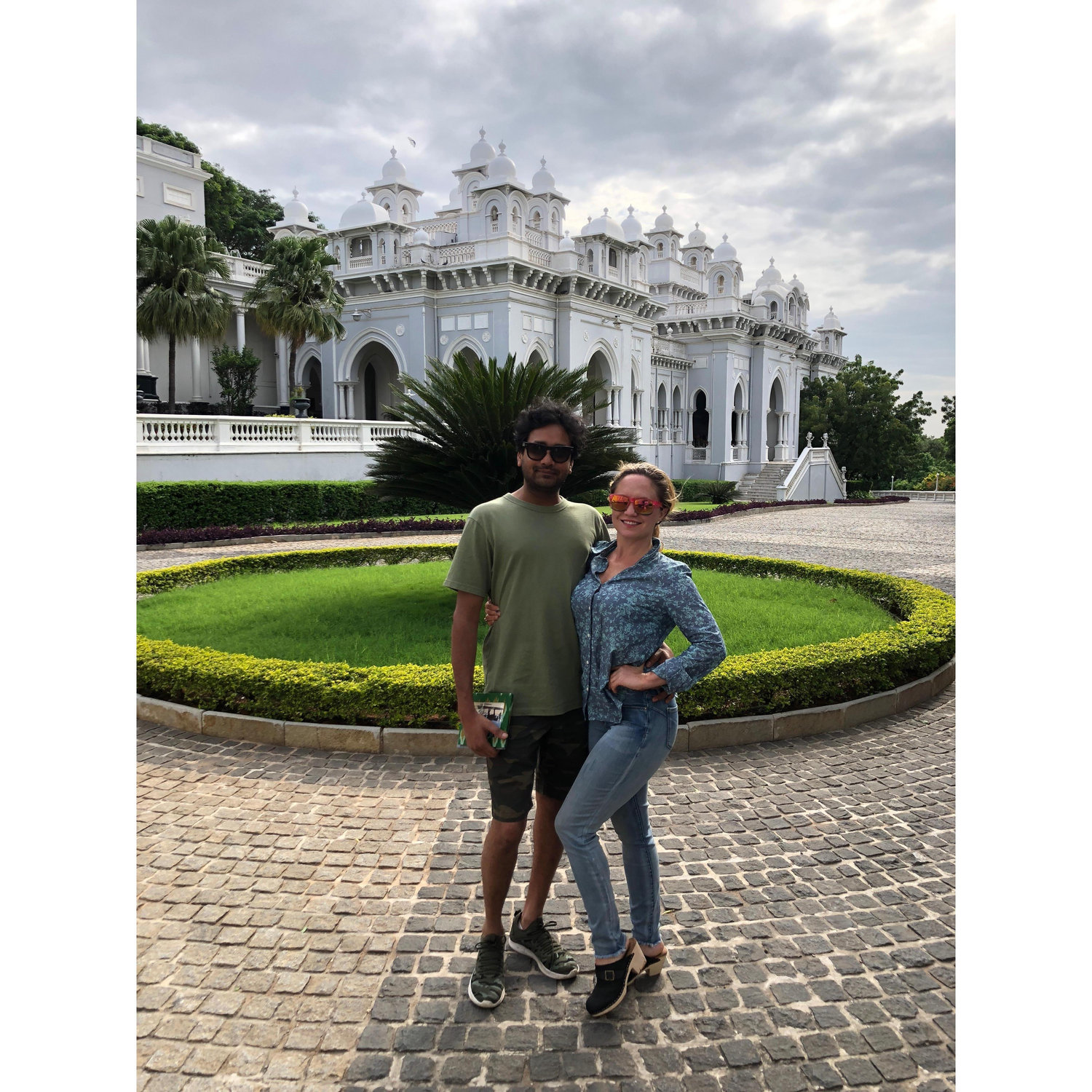 Life is but a dream! This photo was taken at the Taj Falaknuma Palace, the most magnificient place I have ever stayed. You enter on a horse drawn carriage and shower you with rose petals as you enter.