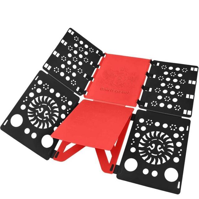 BoxLegend V2-Plus Shirt Folding Board t Shirts Clothes Folder Durable Plastic Laundry folders Folding Boards flipfold