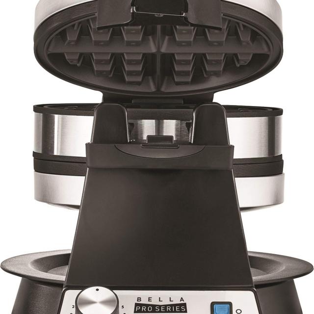 Bella - Pro Series Belgian Flip Waffle Maker - Stainless Steel