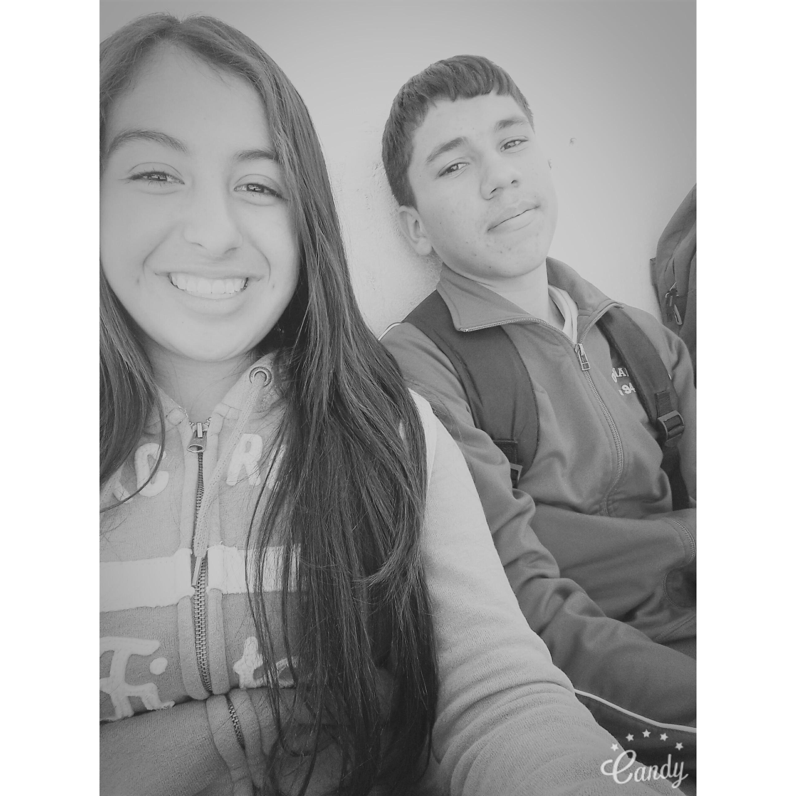 Nuestra primera foto juntos.