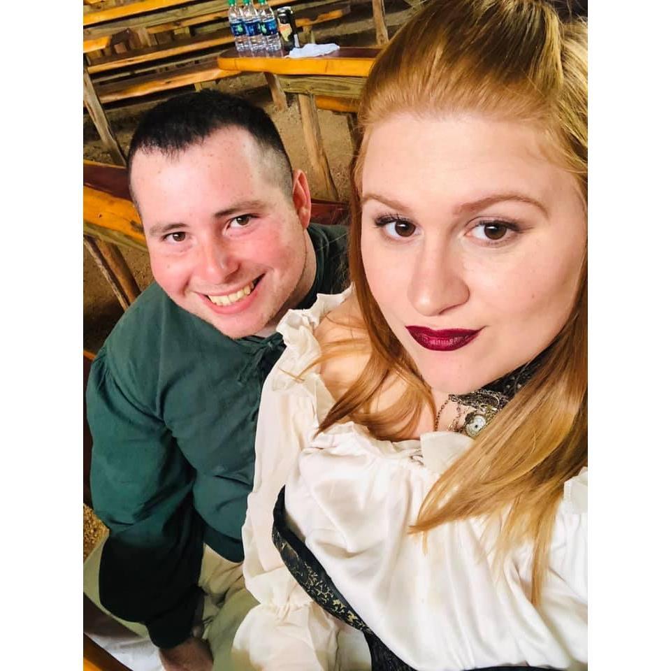 One of our yearly trips to the Texas Ren Fest. circa 2019.