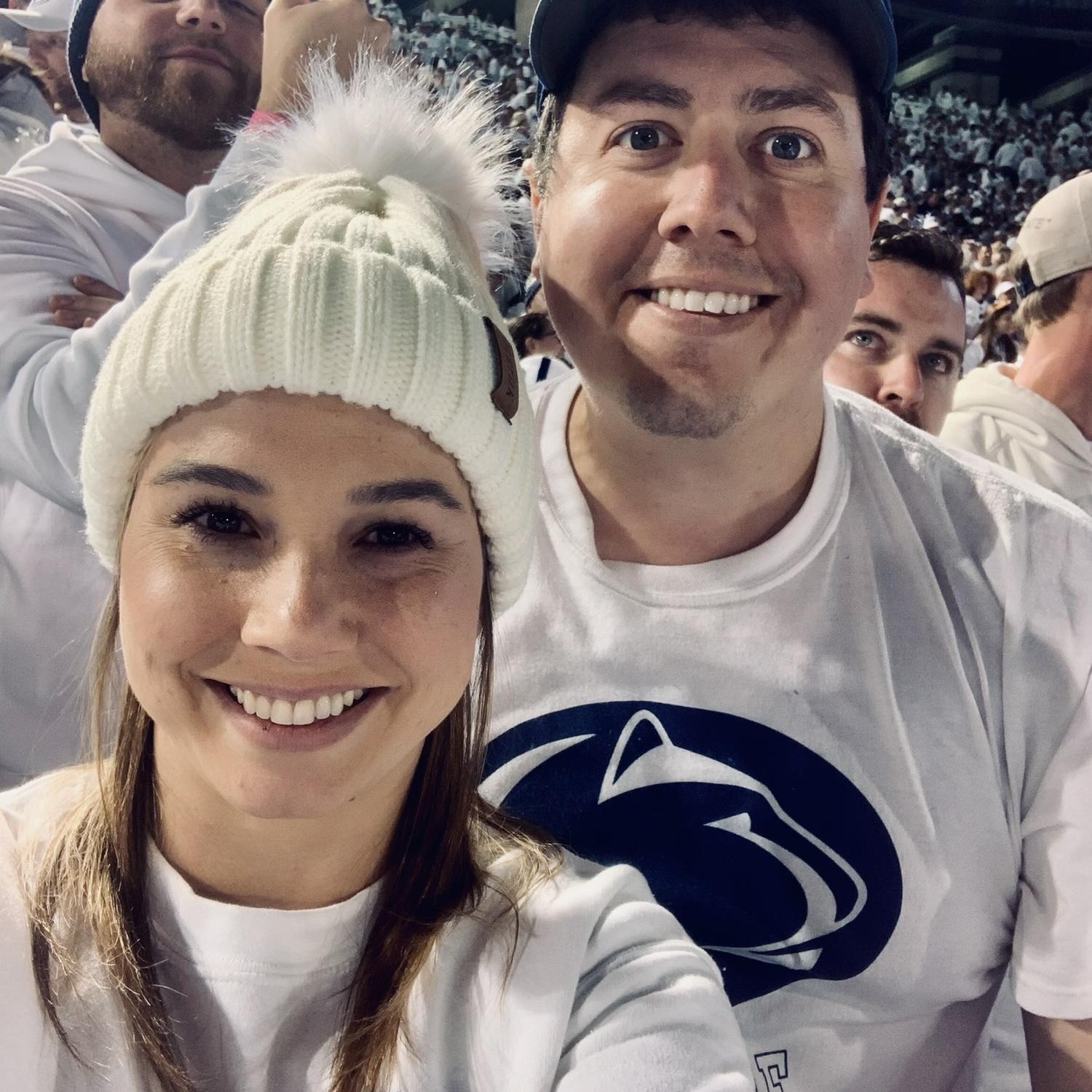From Torrey’s first Penn State whiteout game…