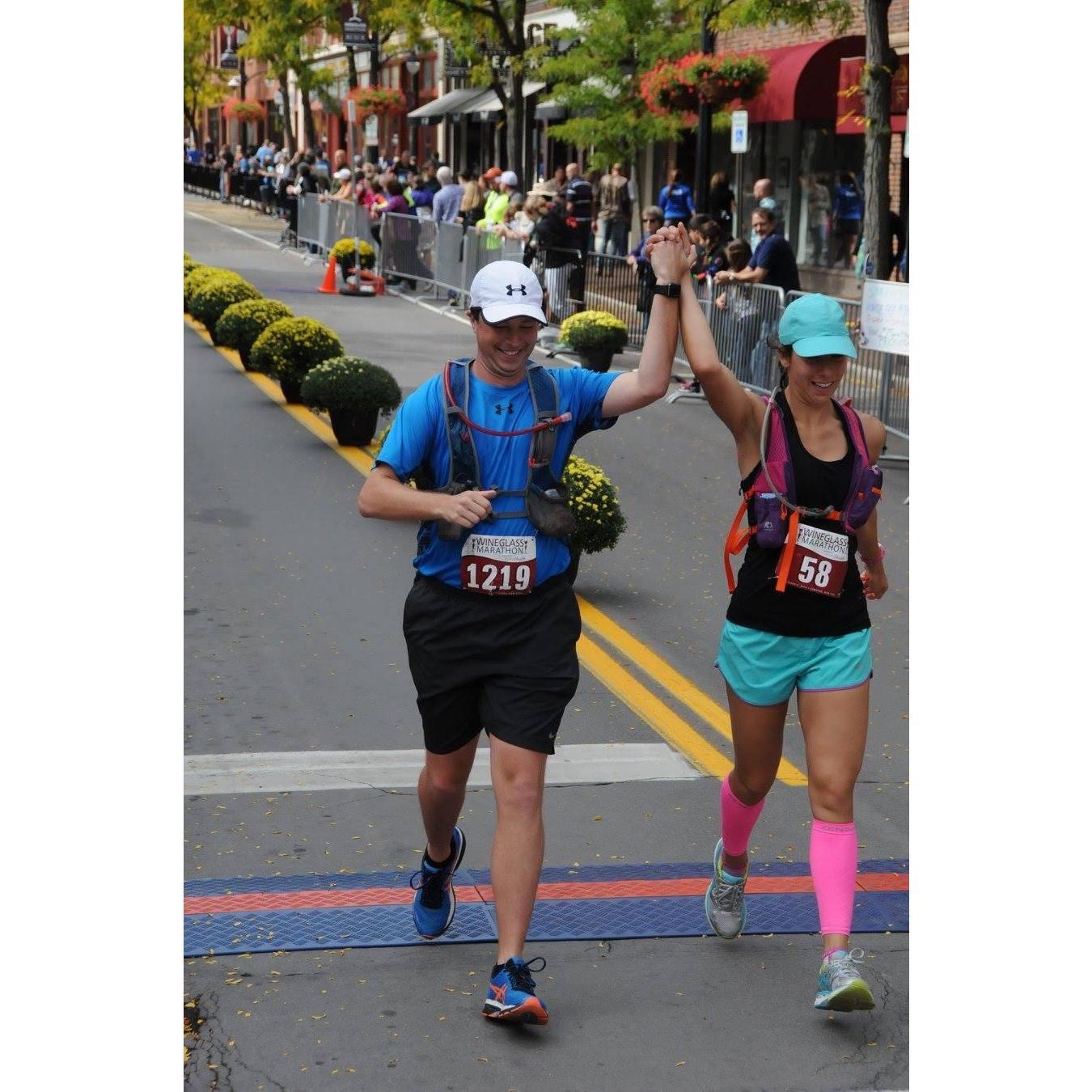 First Full Marathon 2016. Corning, NY