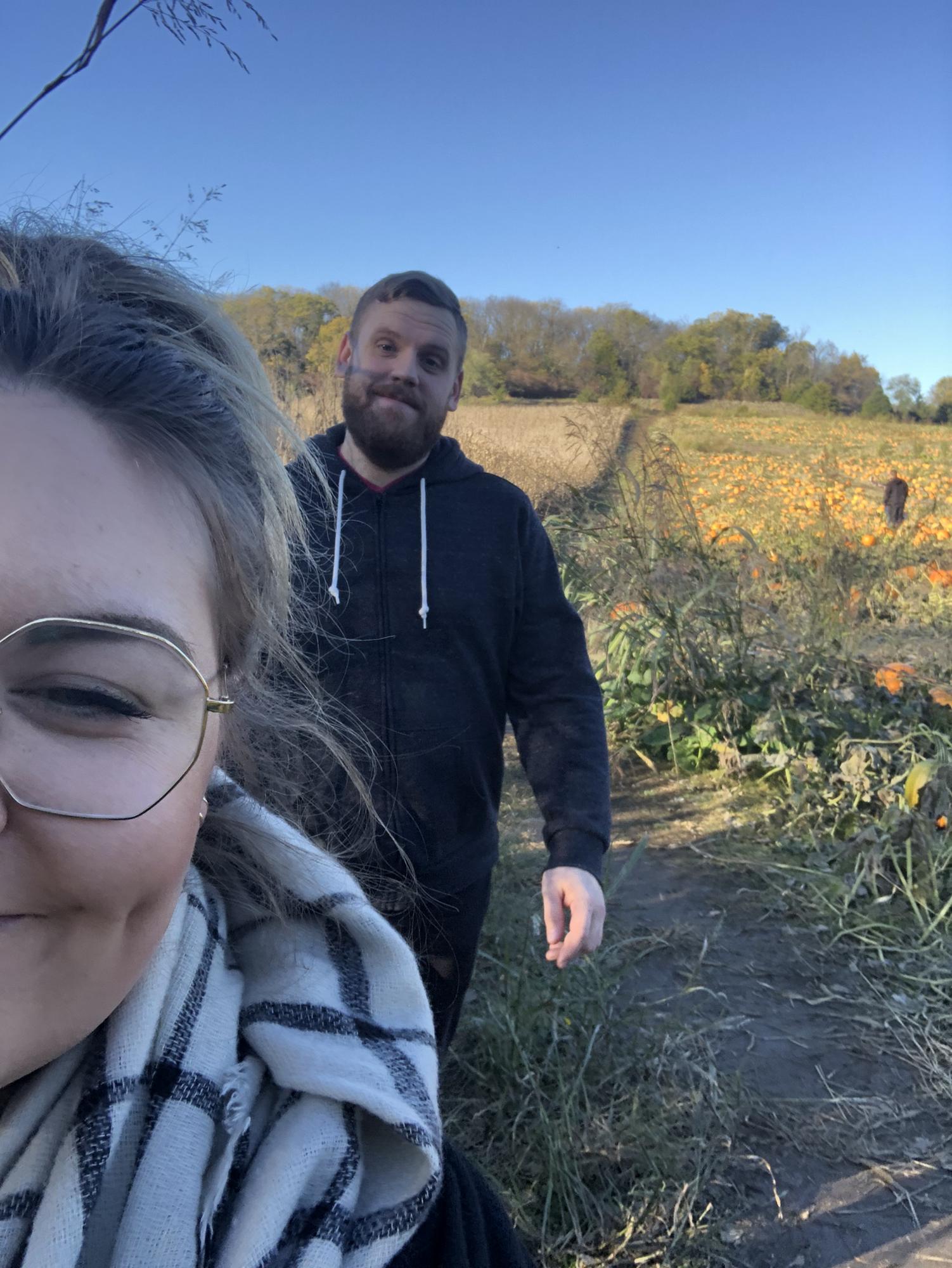 Pumpkin patch in Fall 2021