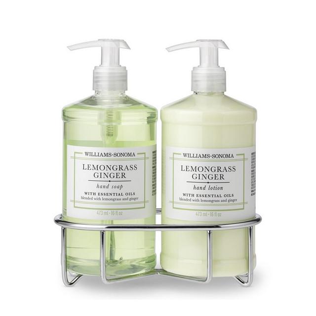 Williams Sonoma Lemongrass Ginger Soap & Lotion, Classic 3-Piece Set