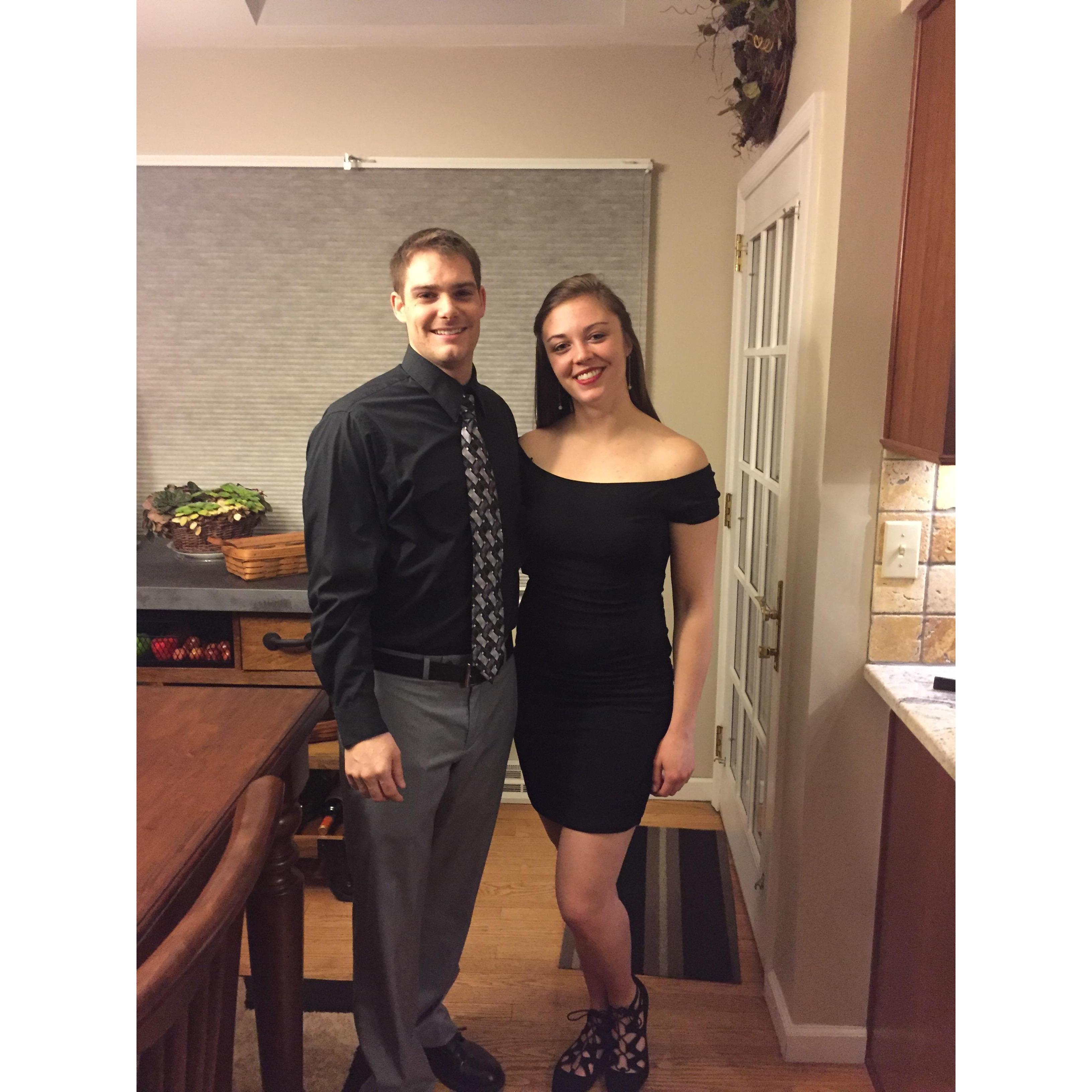 We cleaned up nice for our good friend's 21st birthday.
