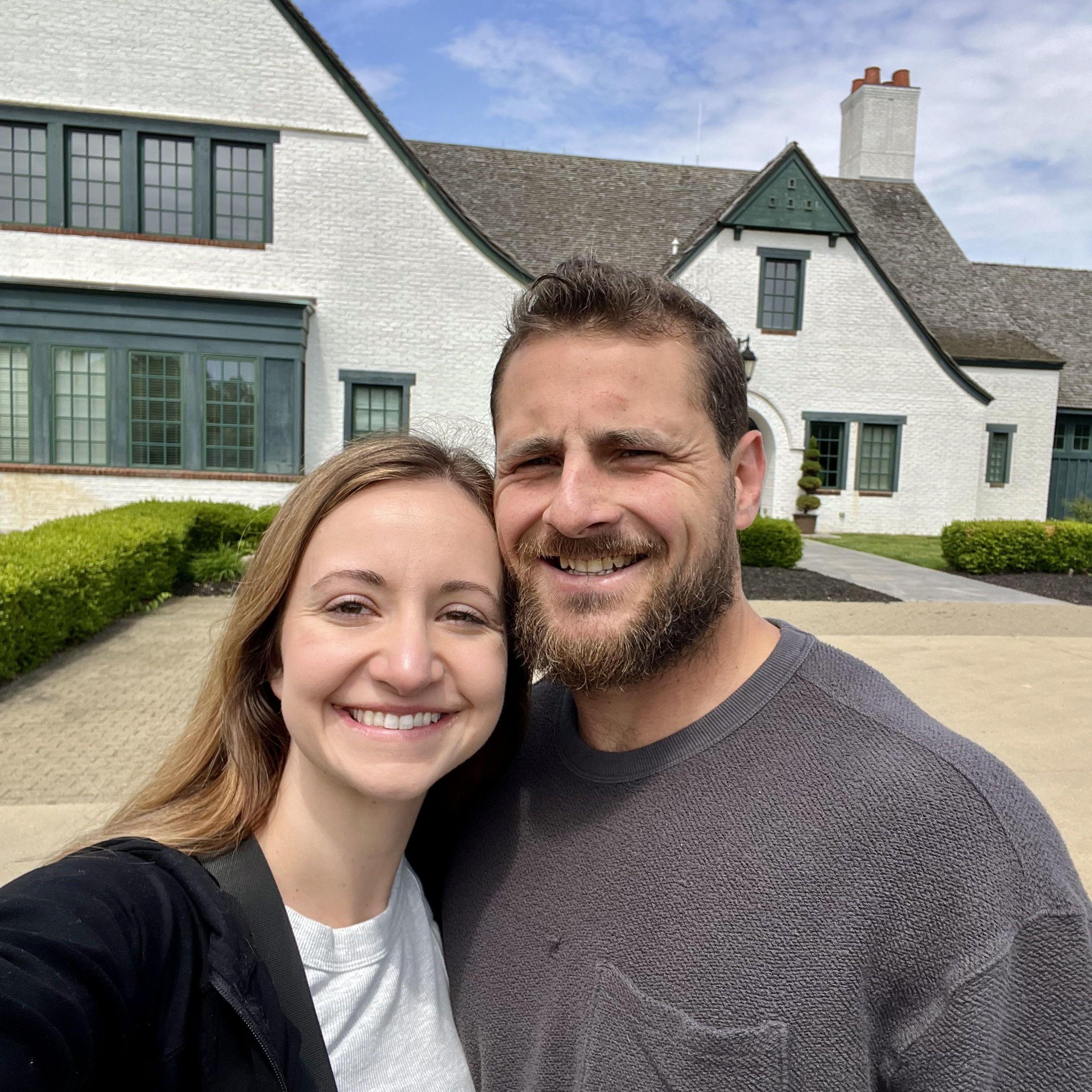 Seeing our reception venue!