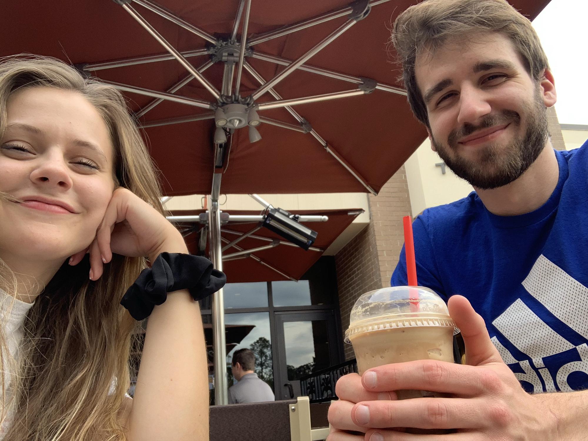 our only date together on either of our college campuses- surreal getting to be together at school <3
