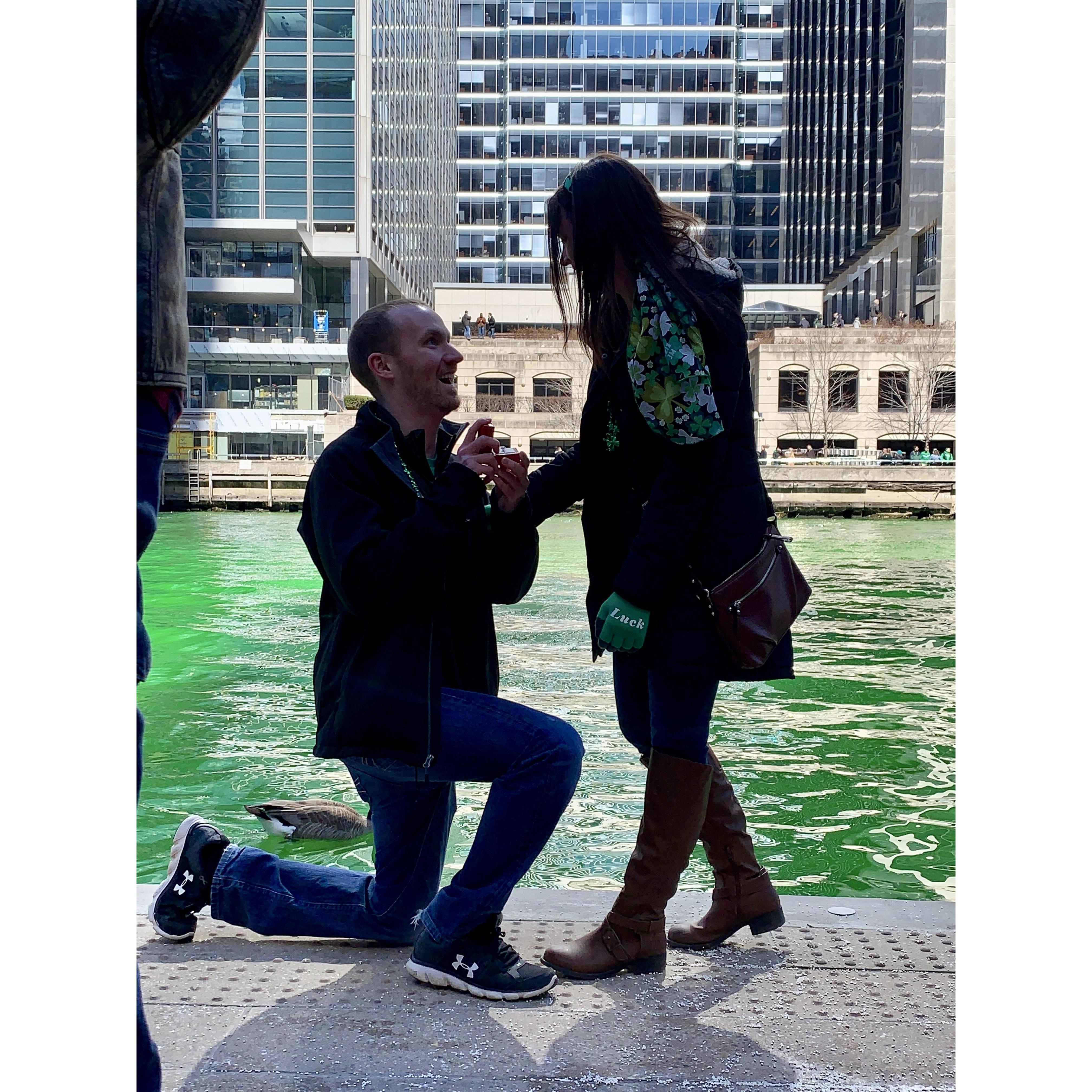The day we got engaged!