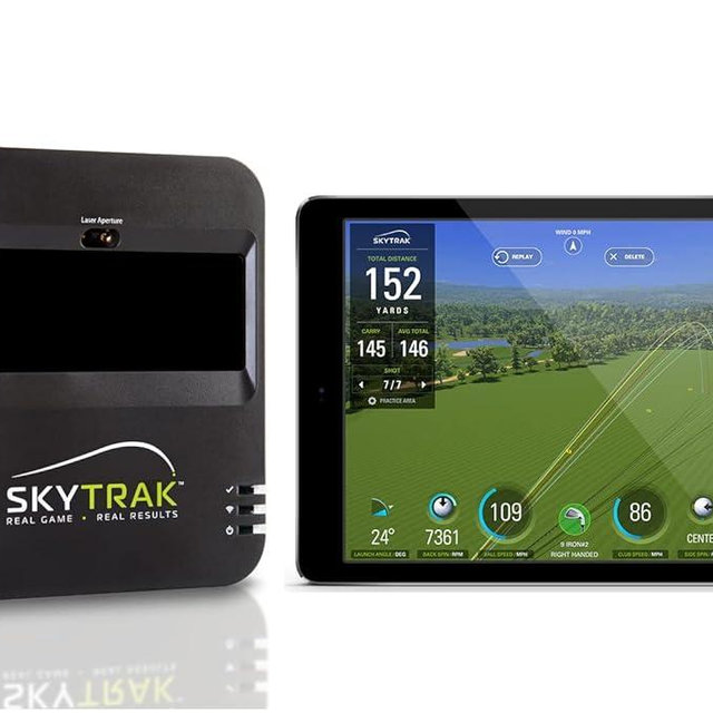 SkyTrak Golf Launch Monitor and Golf Simulator with Metal Protective Case