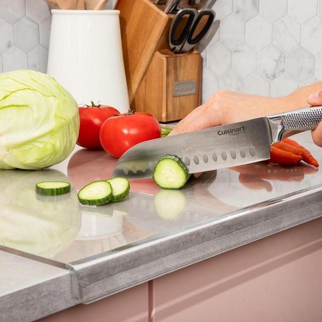 Clear Cutting Board for Kitchen with Lip with Non-Slip 24" Wide x 18" Long