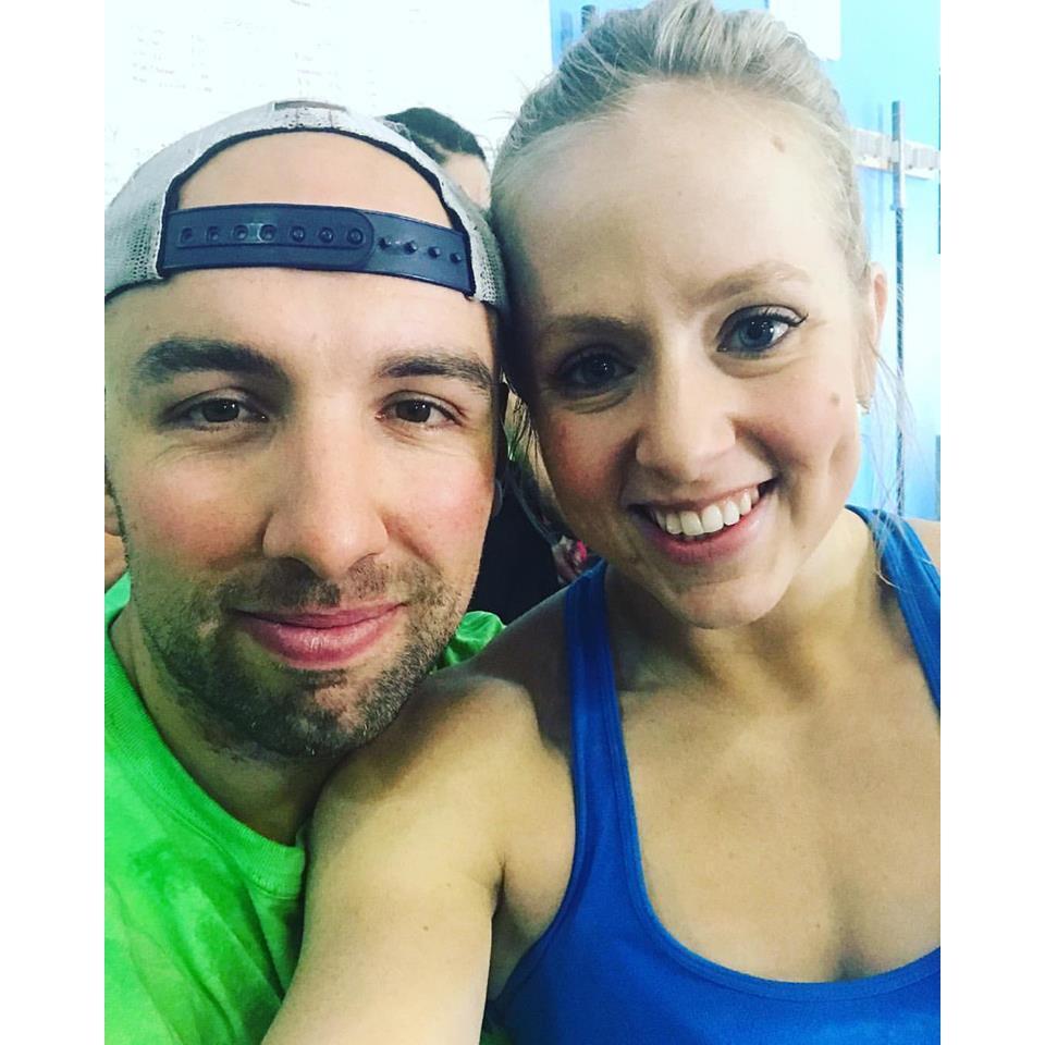 Picture taken at Friendship Crossfit.  Where we met!