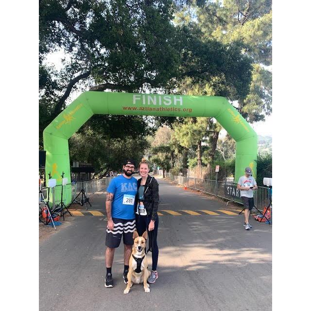 We ran a 10k together!