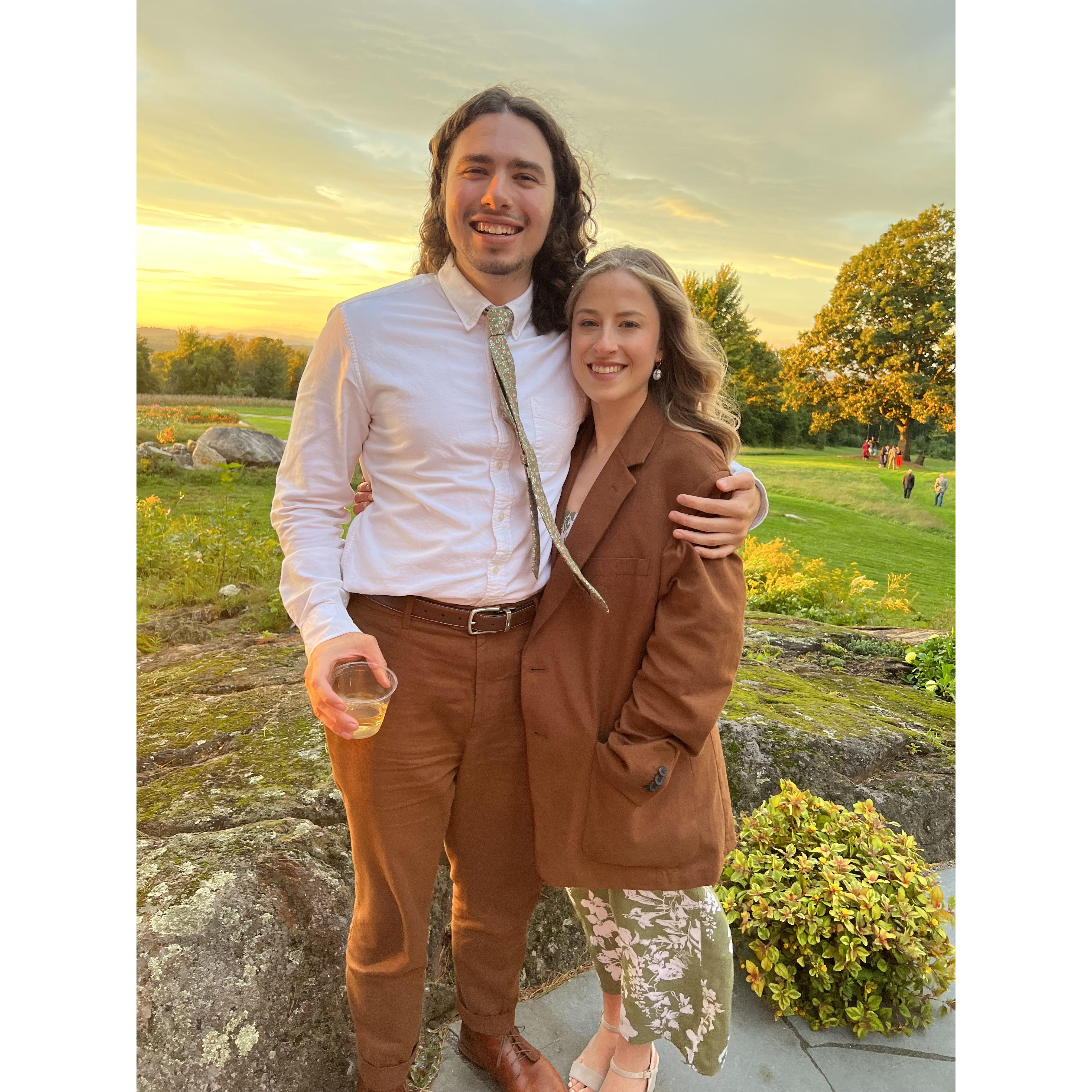 Caitie and Greg's wedding in NH, 2023