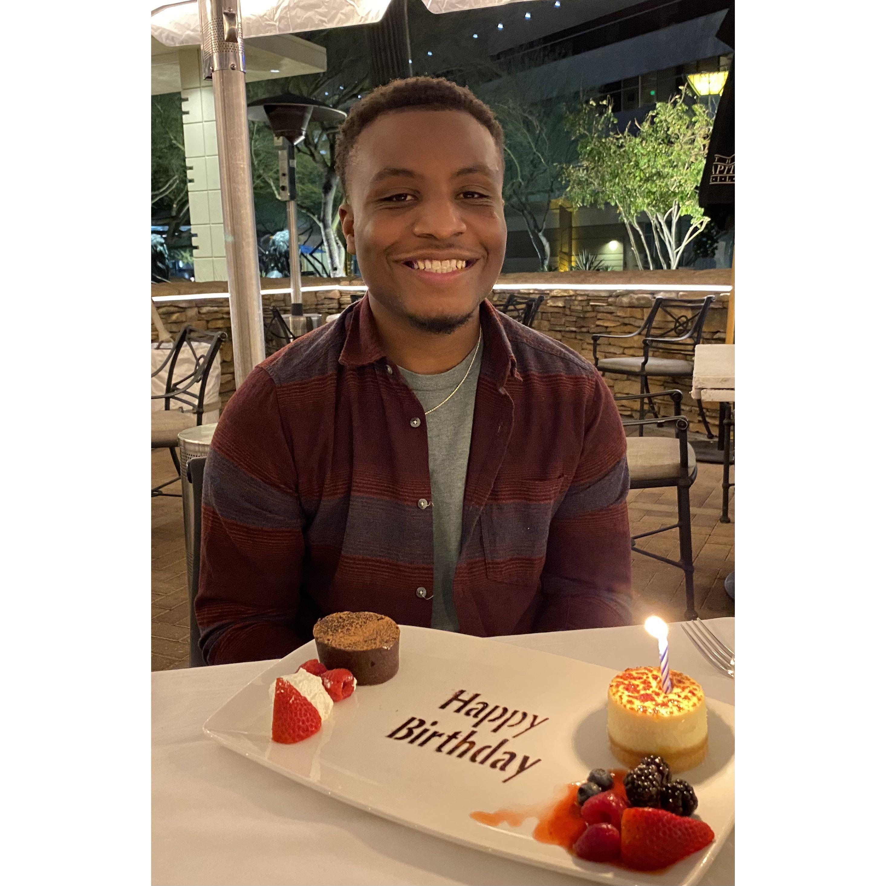 Ty's 26th Birthday Dinner at Capital Grille in Scottsdale, AZ 1.17.2021