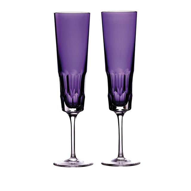 Waterford Icon Amethyst Flute Pair (Set of 2)