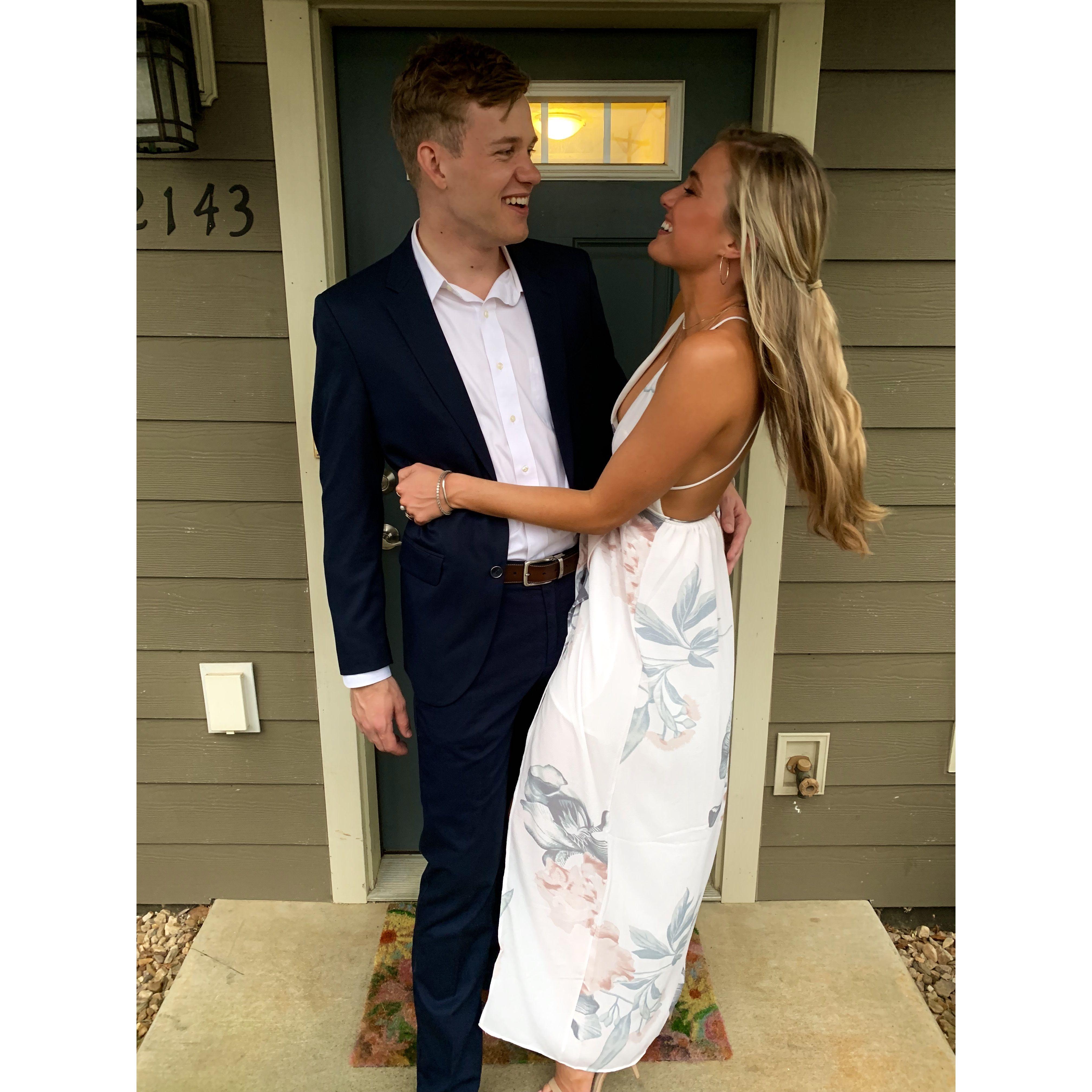 Andrew secured the invite to Kathleen's Sorority Formal and didn't remember any of it