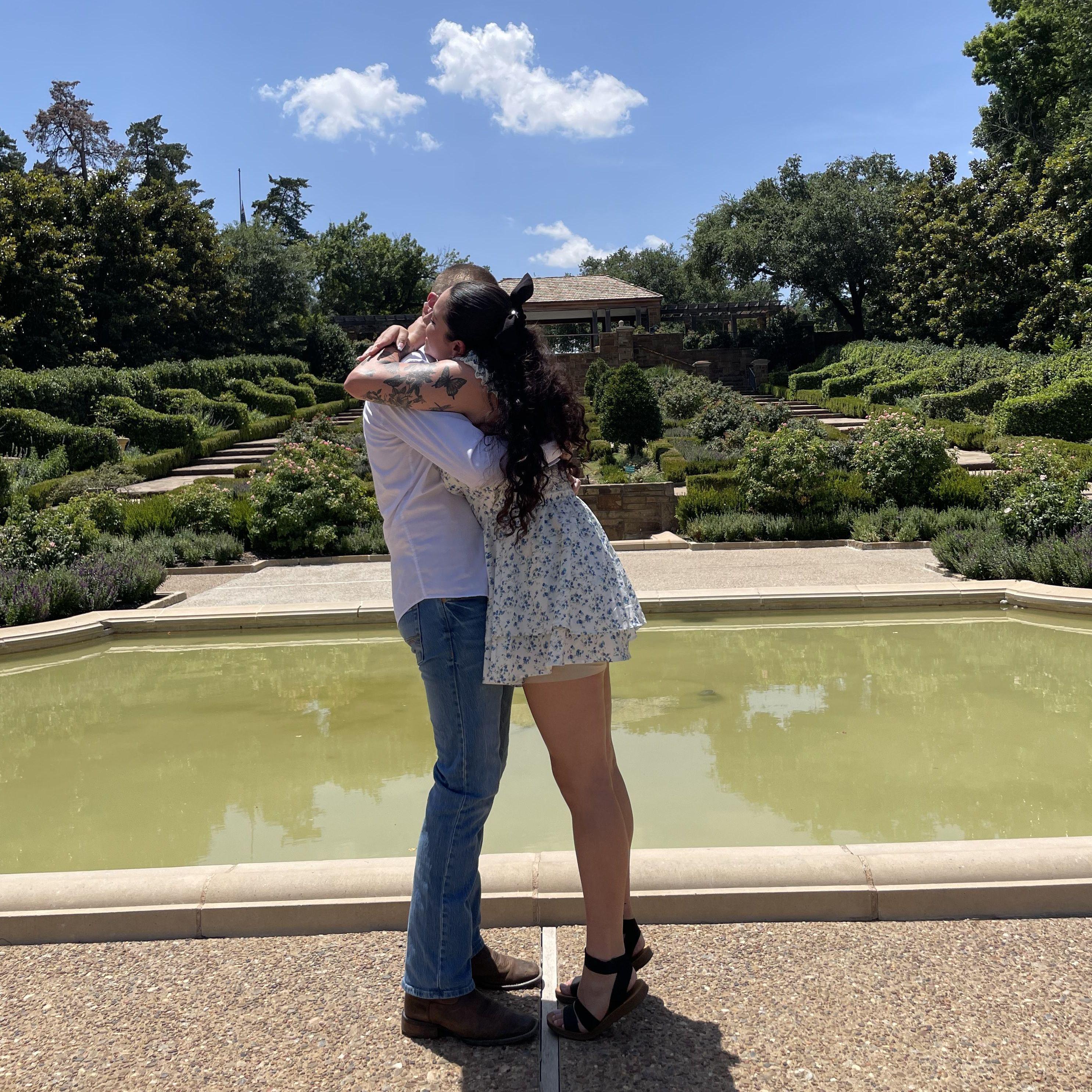 Taken right after Veronica said, "yes!"