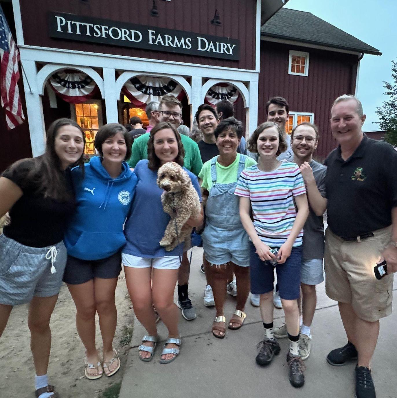 Ice cream with the fam in Rochester!