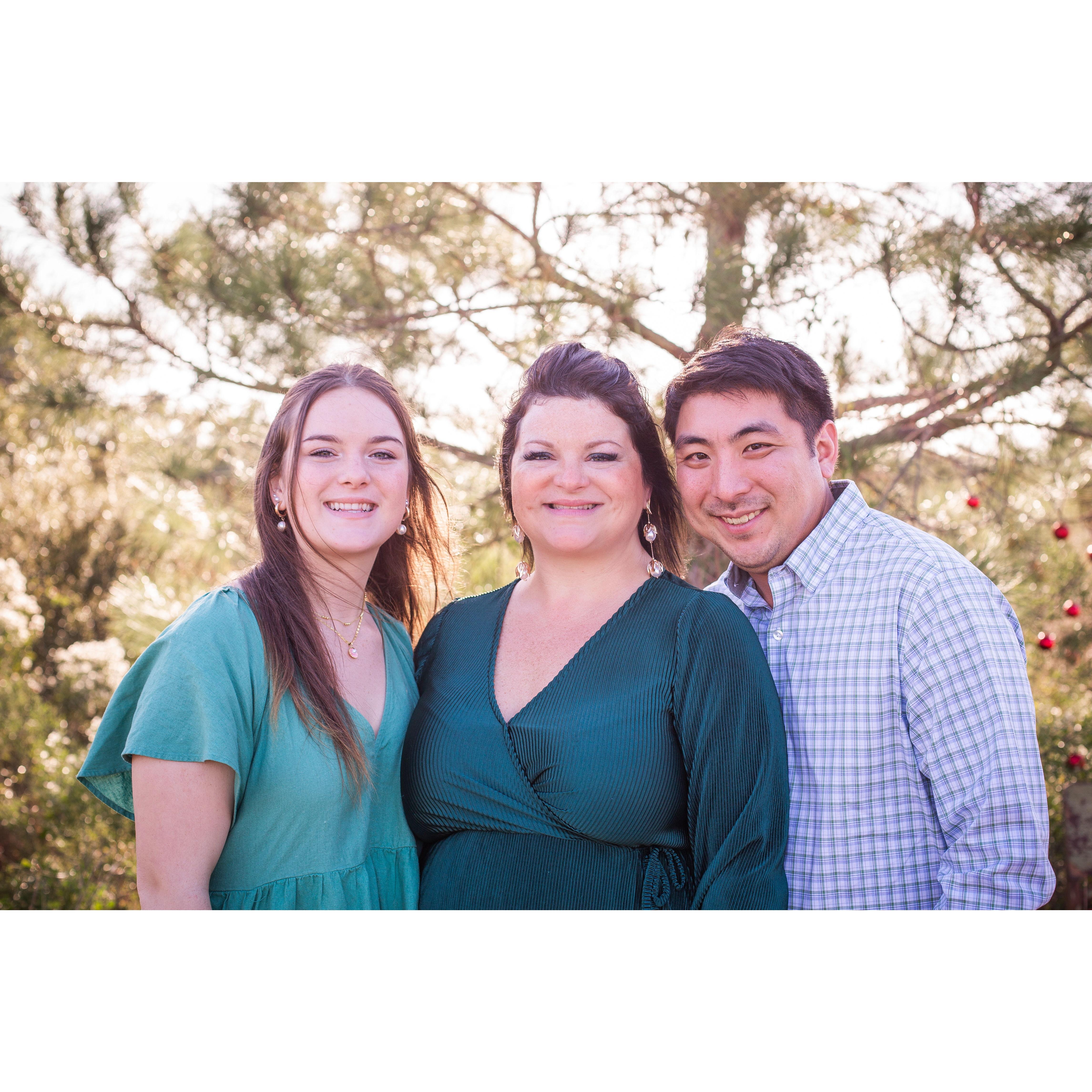 Family Photo with Jen's Daughter, Gabby