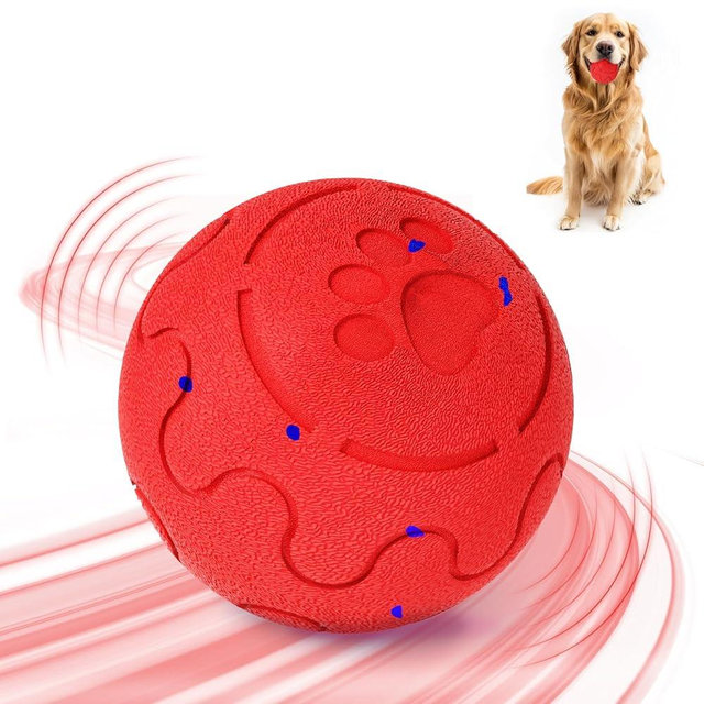 Shapana Interactive Dog Ball, Smart Dog Toy for Medium and Large Dogs, Automatic Moving, Rotating & Bouncing, E-TPU Material, IP54 Waterproof, Motion-Activated Dog Stimulation Toy to Keep Them Busy