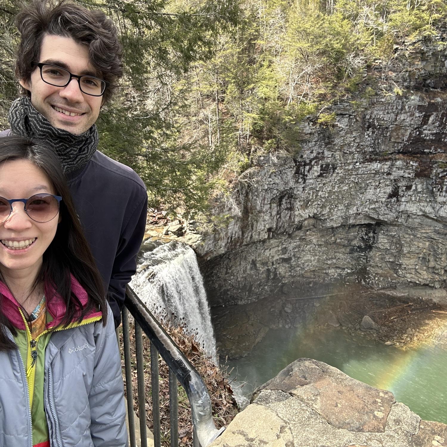 Double rainbow at Fall Creek Falls State Park