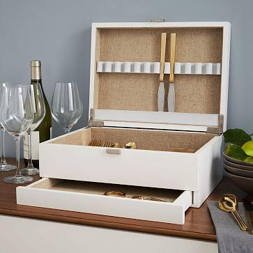 Lacquer Flatware Box