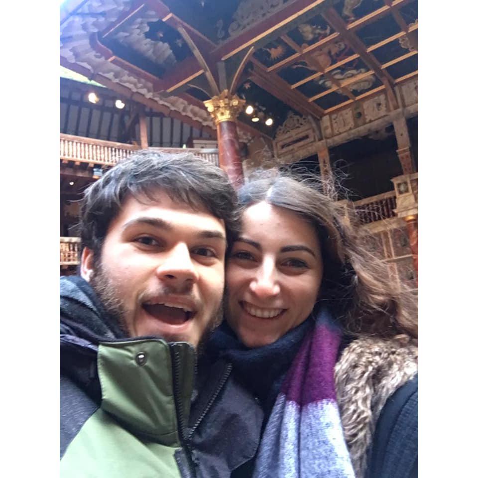This was taken at William’s professional debut as Orlando in William Shakespeare’s “As You Like It” at the Globe Theatre in London!
Ok, fine, maybe we were just there to tour it. A guy can dream!