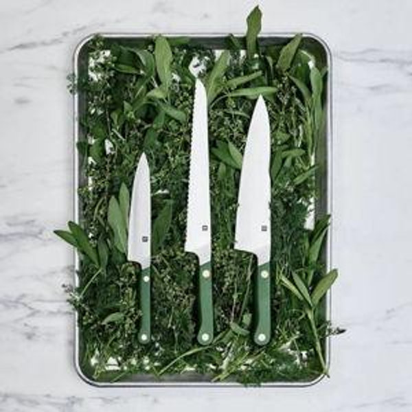 Chef's Knife Set - Shiso Green | Hedley & Bennett
