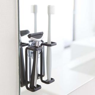 Tower Suction Cup Mounted Toothbrush Holder