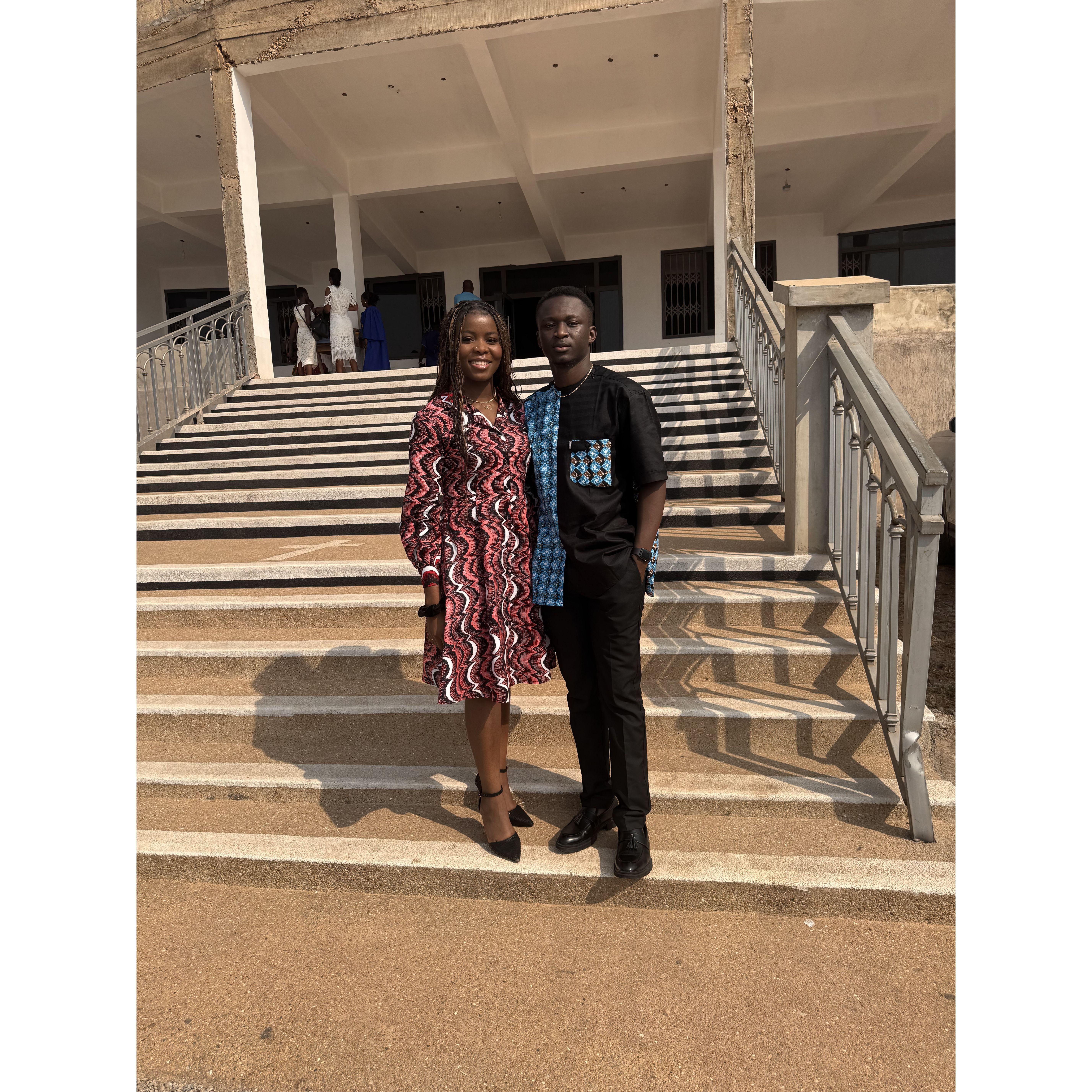 Our first Sunday in Ghana