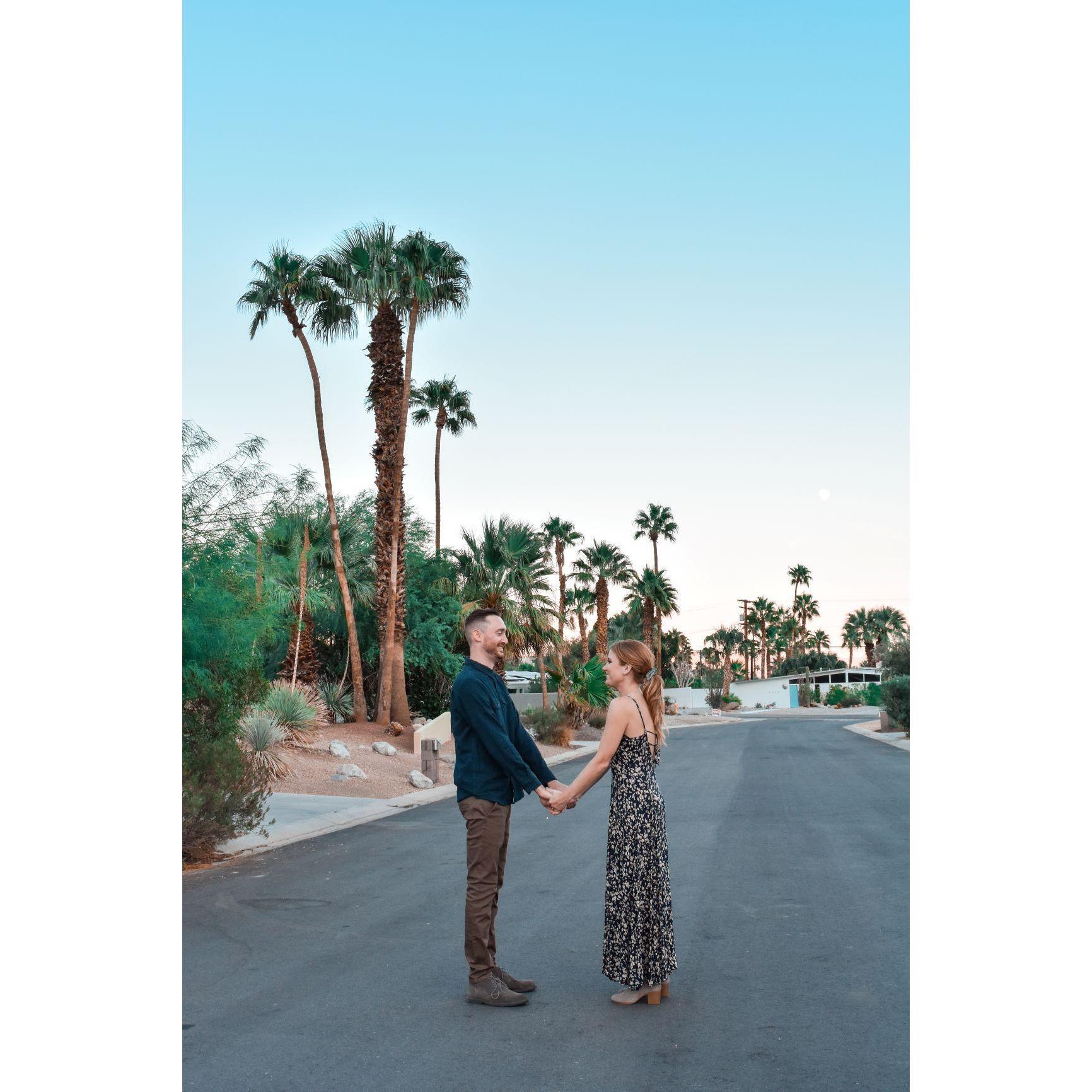 Palm Springs Engagement Photos 11/9/19
