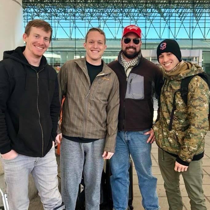 Megan surprised Adam for his UMD graduation party flying in his best friends from the Marine Corps. Always a good time when these guys get together.