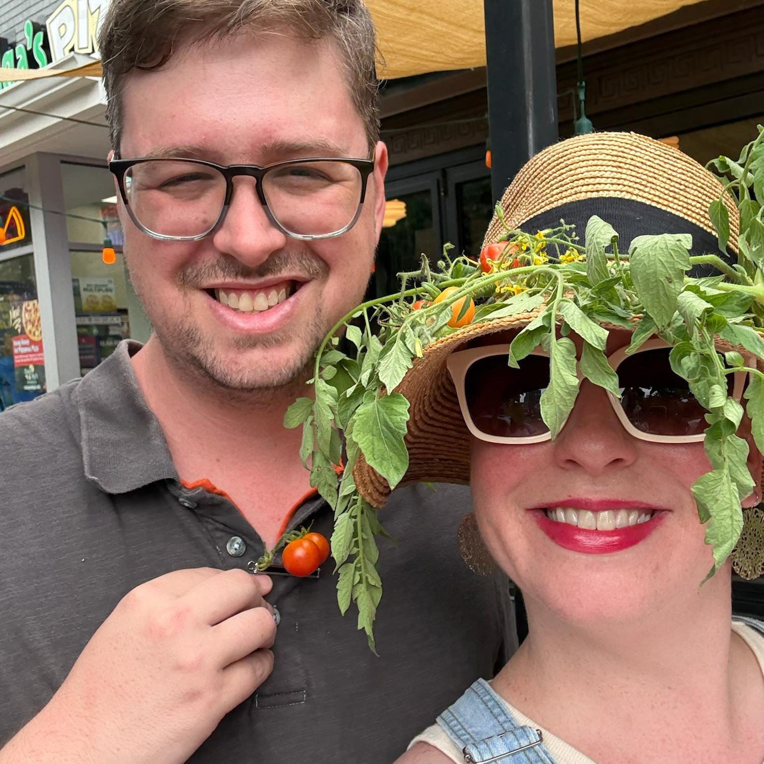 Fun fact: Teresa loves a theme! This was for a tomato-themed dinner in DC. I won the costume contest.