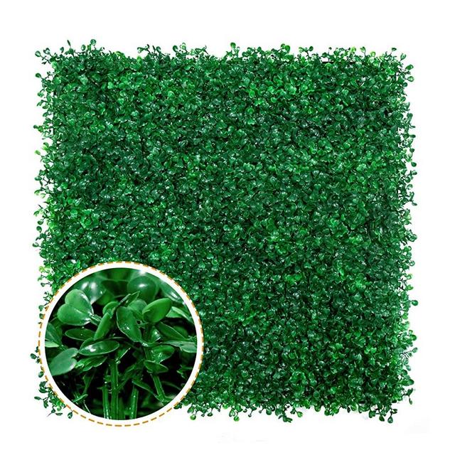 Boxwood Panels - 8 PCS Artificial Boxwood Hedge Mats, UV Protected Greenery Wall Backdrop for Outdoor Garden Fence Privacy Screen & Indoor Wall Decor