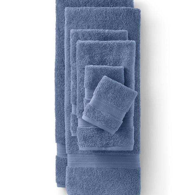 Premium Supima Cotton 6-Piece Bath Towel Set - Copenhagen Blue