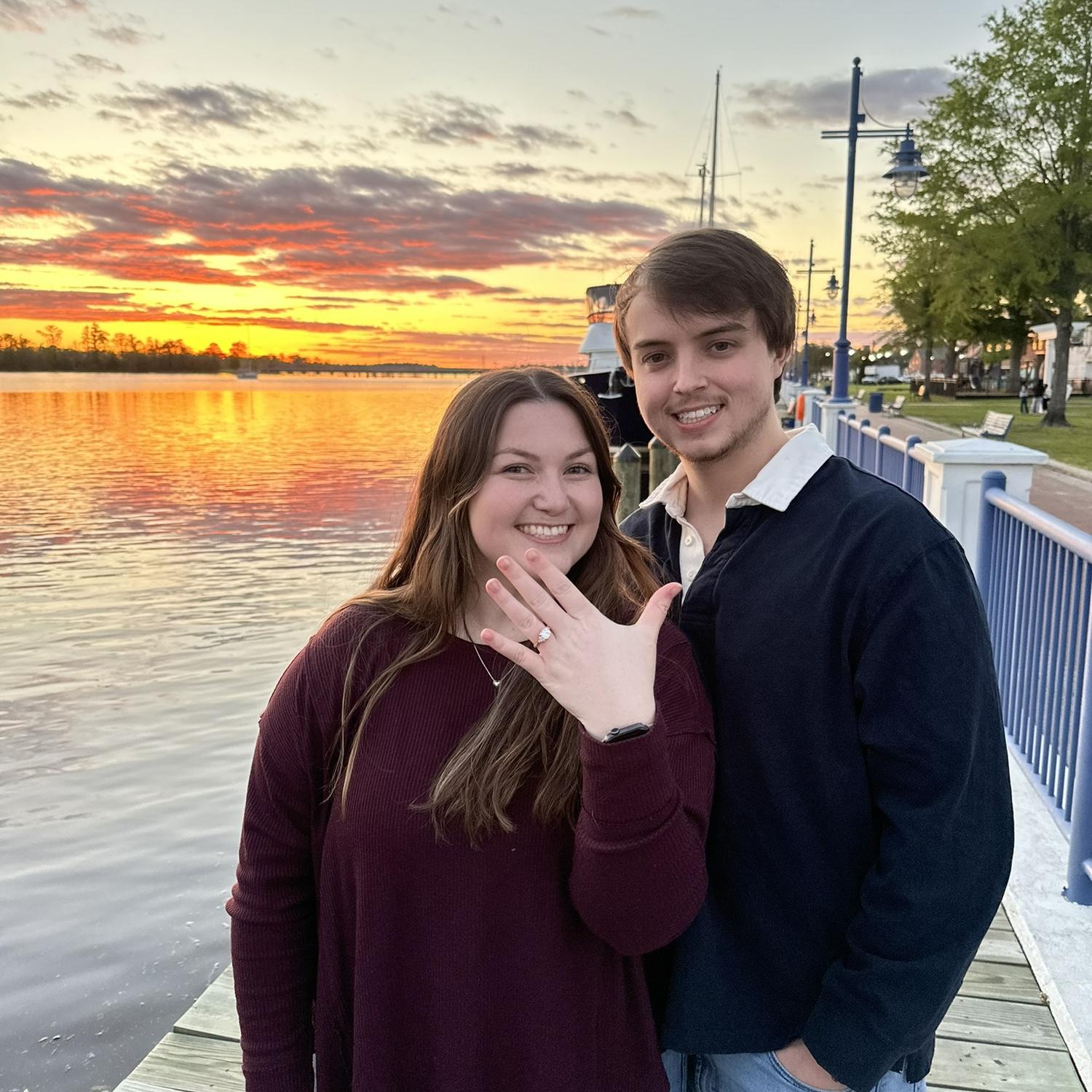 April 6th, 2024- Right after we got engaged!