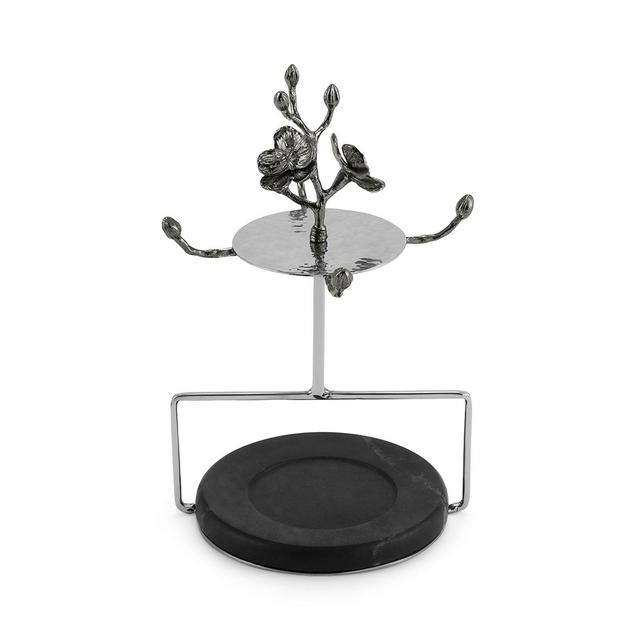 Michael Aram Black Orchid Demitasse Cup & Saucer Set with Stand